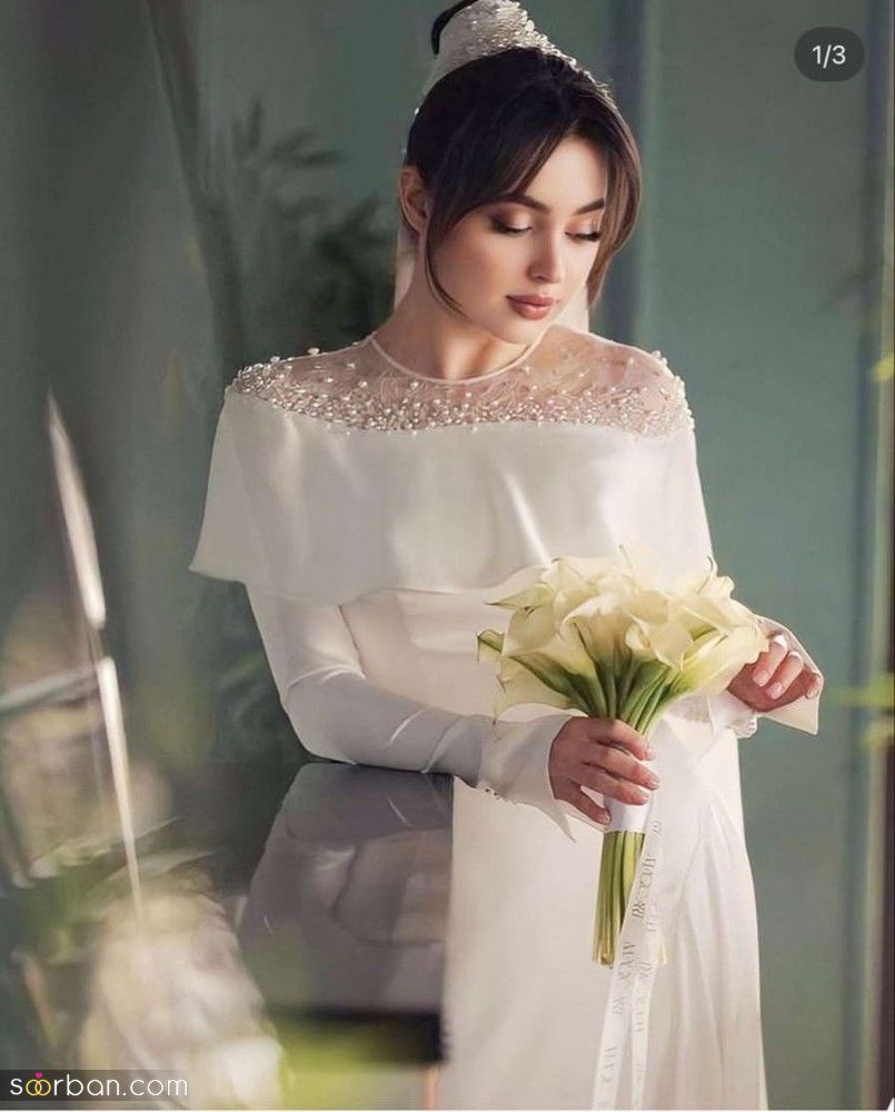 عروس لاغر | جدیدترین مدل میکاپ و لباس عروس برای افراد لاغر و استخوانی و 10 نکته کاربردی