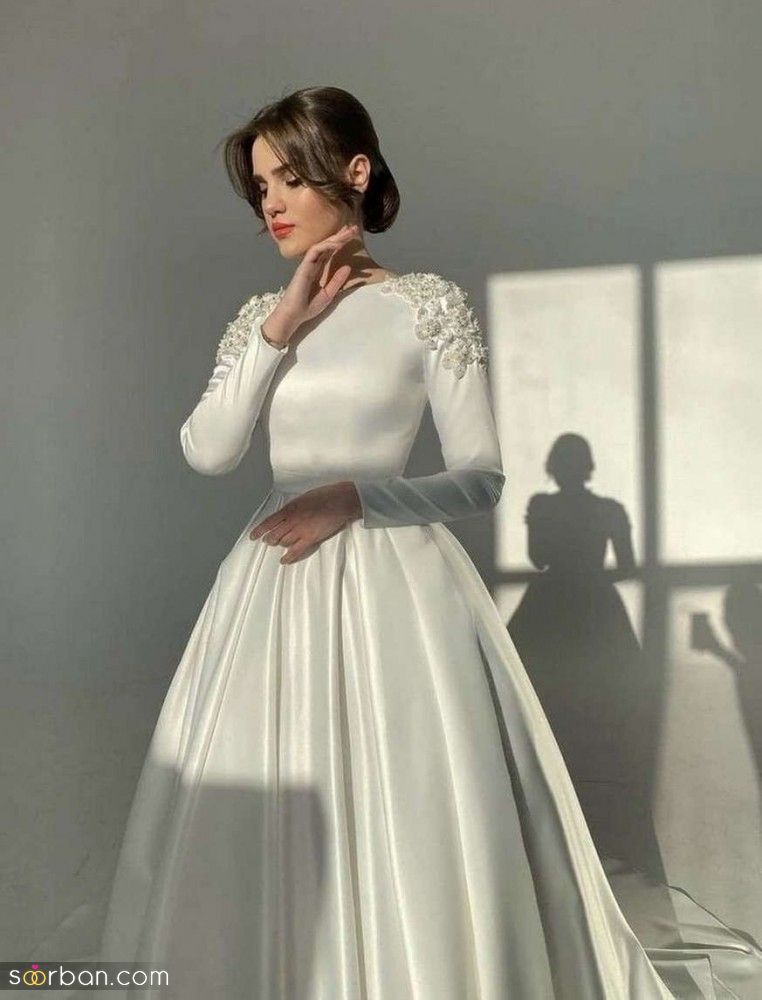 عروس لاغر | جدیدترین مدل میکاپ و لباس عروس برای افراد لاغر و استخوانی و 10 نکته کاربردی