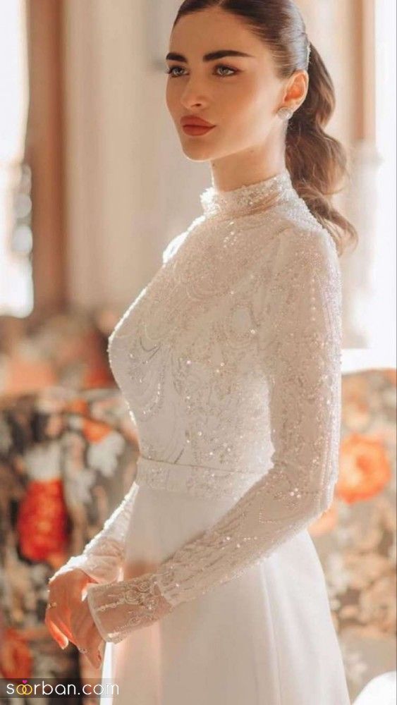 عروس لاغر | جدیدترین مدل میکاپ و لباس عروس برای افراد لاغر و استخوانی و 10 نکته کاربردی