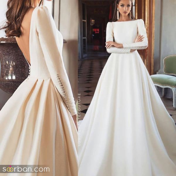 60 مدل لباس عروس پوشیده جدید و خاص