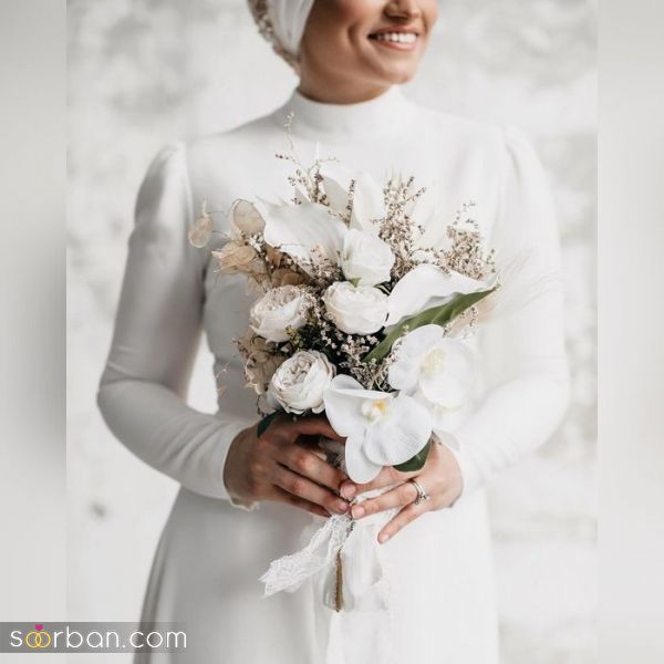 50 عکس از لاکچری ترین مدلهای دسته گل عروس ویژه سال 2021