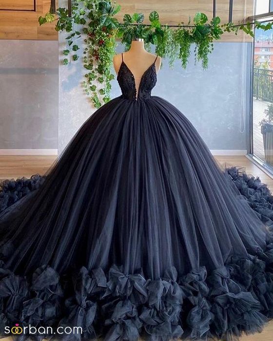 کالکشنی جذاب از مدل لباس عروس مشکی 2021 - 1400