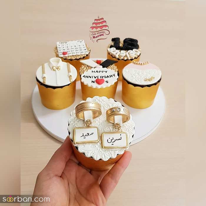 آلبومی جدید از مدل مینی کیکها و کاپ کیک های عروسی 2021 - 1400