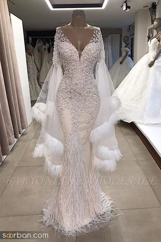 لباس عروس مدل ماهی جدید و زیبا 