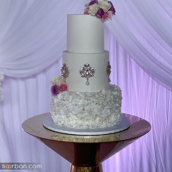 کیک عقد لاکچری 2021 | مجلل ترین کیک های عروسی