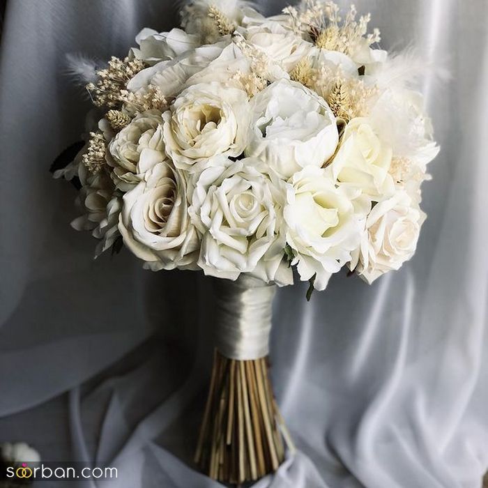 مدل دسته گل عروس جدید 2022 | انواع گل برای دسته گل عروس