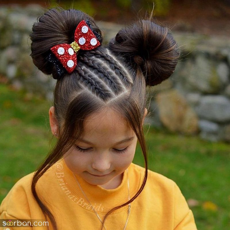 مدل مو طفلانه 1401 | جدیدترین نمونه هایی از جدیدترین مدل موی دختر بچه ها برای موهای بلند و کوتاه