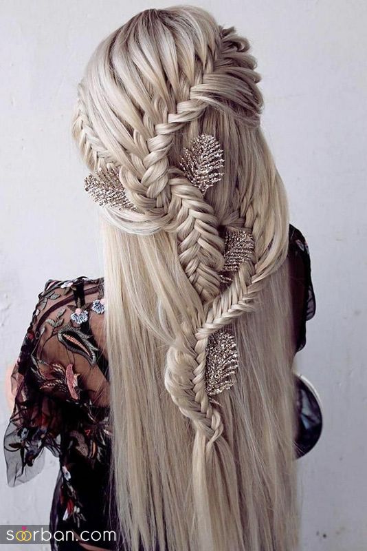 مدل موی دخترانه برای عروسی 1401 | عکس هایی از انواع مدل بافت مو دخترانه شیک و مجلسی