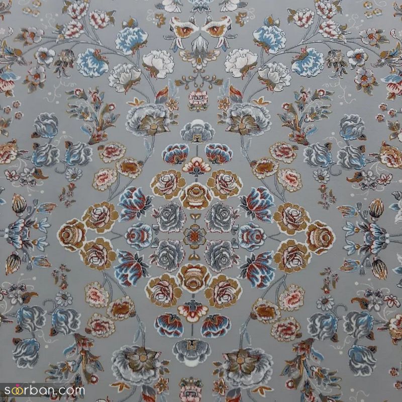 فرش ۱۵۰۰ شانه در طرح و رنگهای متنوع و فوق العاده زیبا