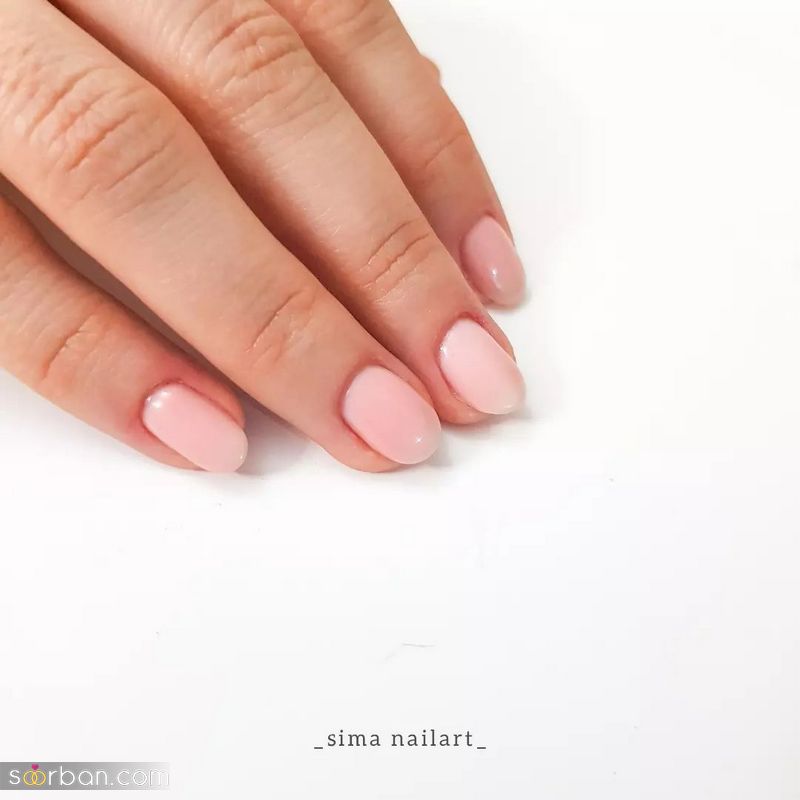 مدل لمینت ناخن طبیعی 1401 با رنگ های خنثی و ملایم [زنانه - دخترانه]