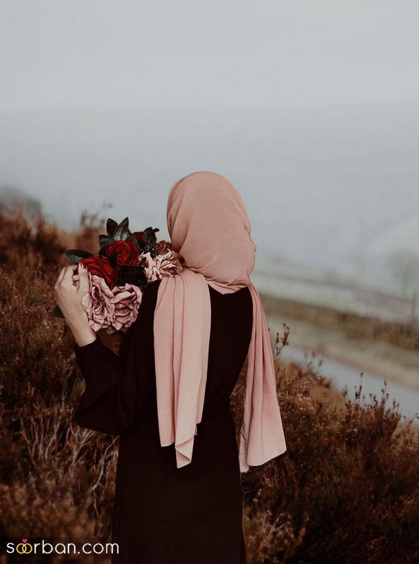 عکس پروفایل دخترانه با حجاب بدون چادر 1401 