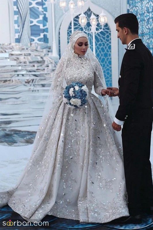 عروس و داماد 1401 بسیار زیبا با ژست های جذاب ترند شده سال 2022