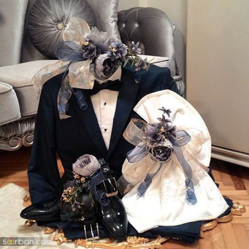 ایده تزیین هدایای عروس و داماد 2023 با خلاقیت های ترند شده