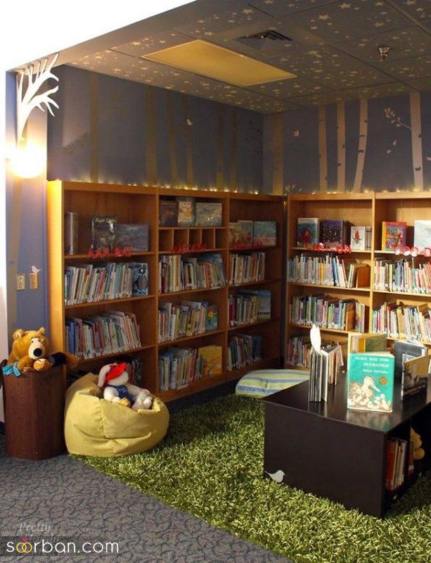 تزیین کتابخانه 2023 برای داشتن محیطی شاد و دلنشین