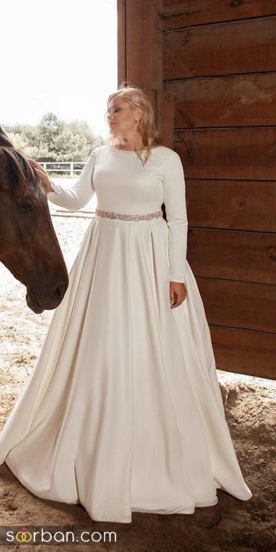 لباس عروس برای افراد چاق 2023 عروس خانم های تپل تماشا بفرمایید و ایده بگیرید!