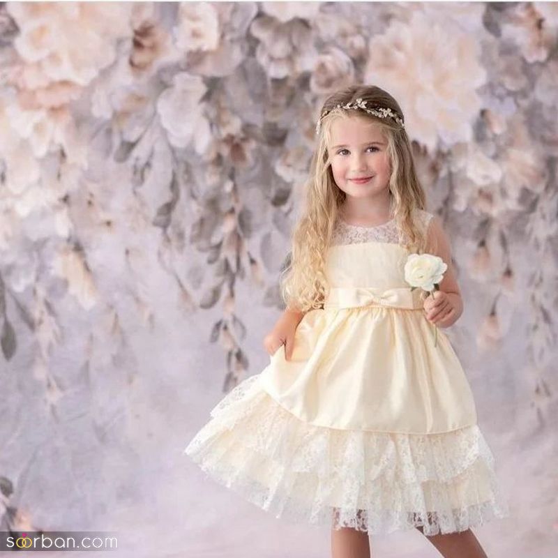 مدل لباس دخترانه 2023 مزونی دوز برای استایل زیبا و جذاب کودک