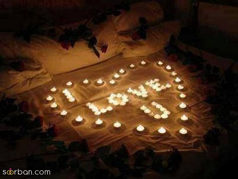 جالب ترین ایده ها برای تزیین ولنتاین با شمع 1402 رومانتیک و احساسی
