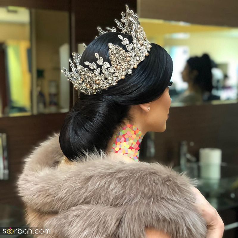 کلیک کنید و جدیدترین مدل مو عروس با تاج ملکه ای اینستاگرام 1402 را تماشا کنید!