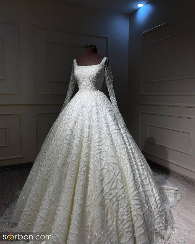 اومدم با کلی ایده های قشنگ لباس عروس ۱۴۰۲ خیلی شیک و جذاب با تنخور عالی