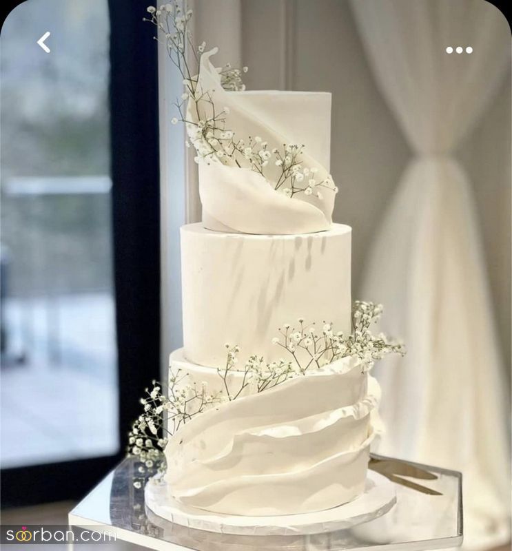 مدل کیک عروسی 2023 برای زوج های جوان مشکل پسند