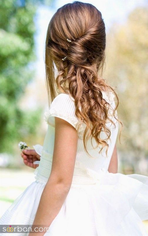 36 مدل مو دخترانه برای عروسی کوتاه و بلند همراه با اکسسوری و بافت