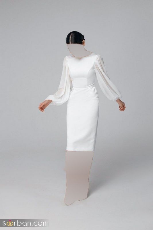 30 مدل لباس عروس کوتاه 1402 عروسکی با کتونی و کفش پاشنه دار(پف دار - با تور بلند)