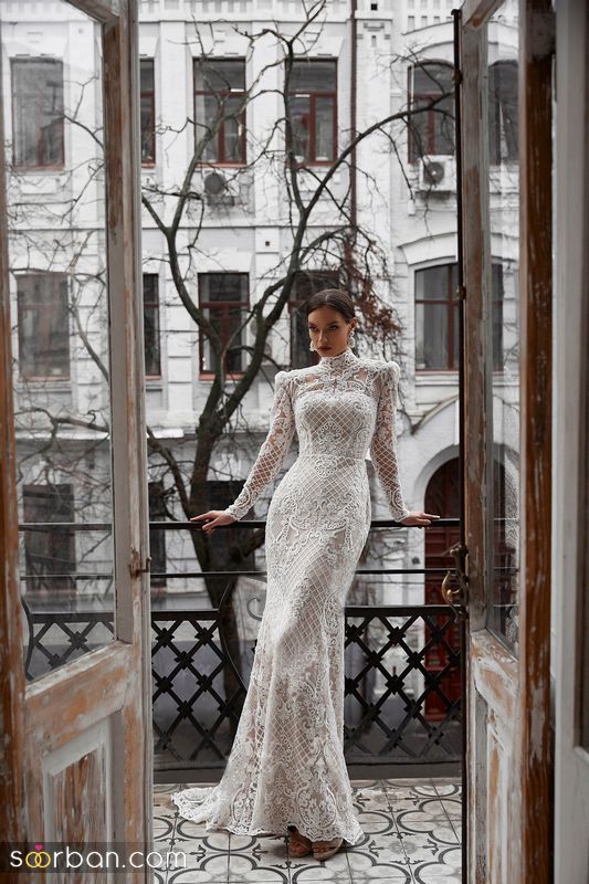 36 مدل لباس عروس اروپایی و خارجی (حریر پوشیده) بدون پف