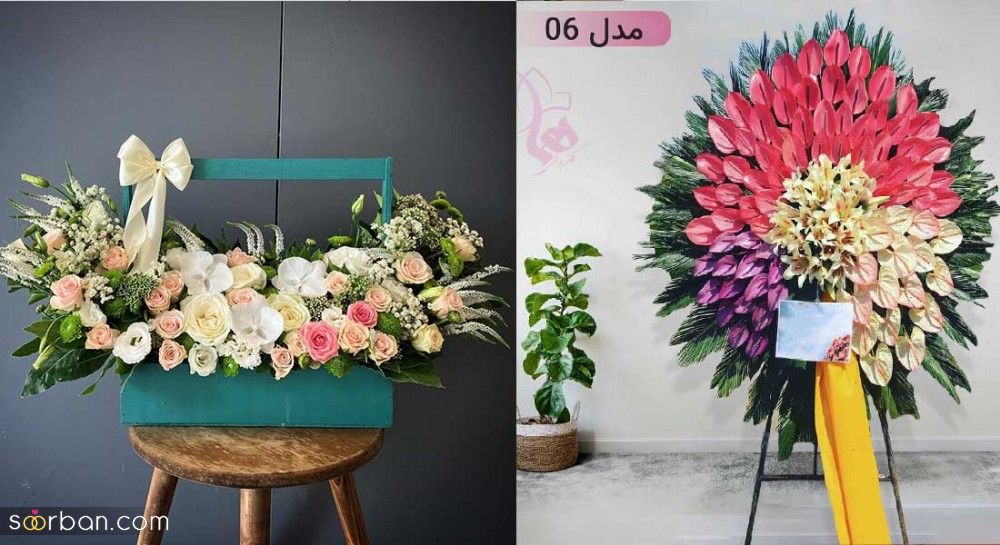 تفاوت تاج گل و باکس گل در چیست؟ برسی کاربرد + مناسبت خرید هرکدام