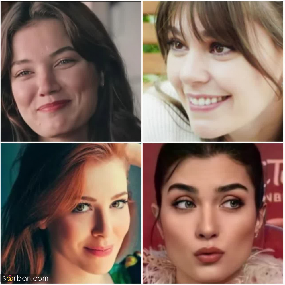 10 بازیگر زن ترکیه که فیس نچرالی دارند و هیچ عمل زیبایی انجام نداده اند | کدوم جذابتره؟