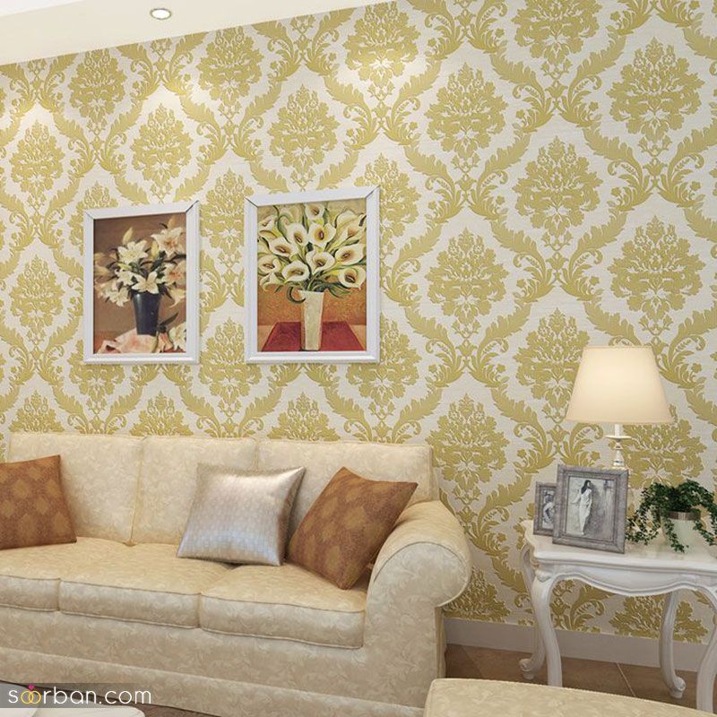 با این مدل کاغذ دیواری پذیرایی برای نوروز 1403 منزل خود را زیبا کنید!