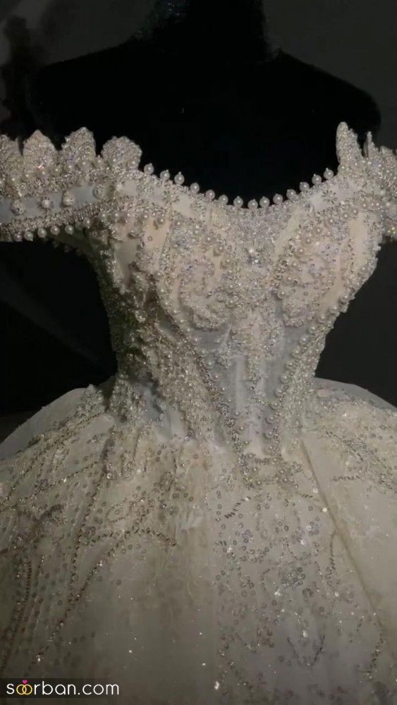 عکس لباس عروس جدید 2023; با استفاده از به روز ترین متود روز دنیا درخیاطی