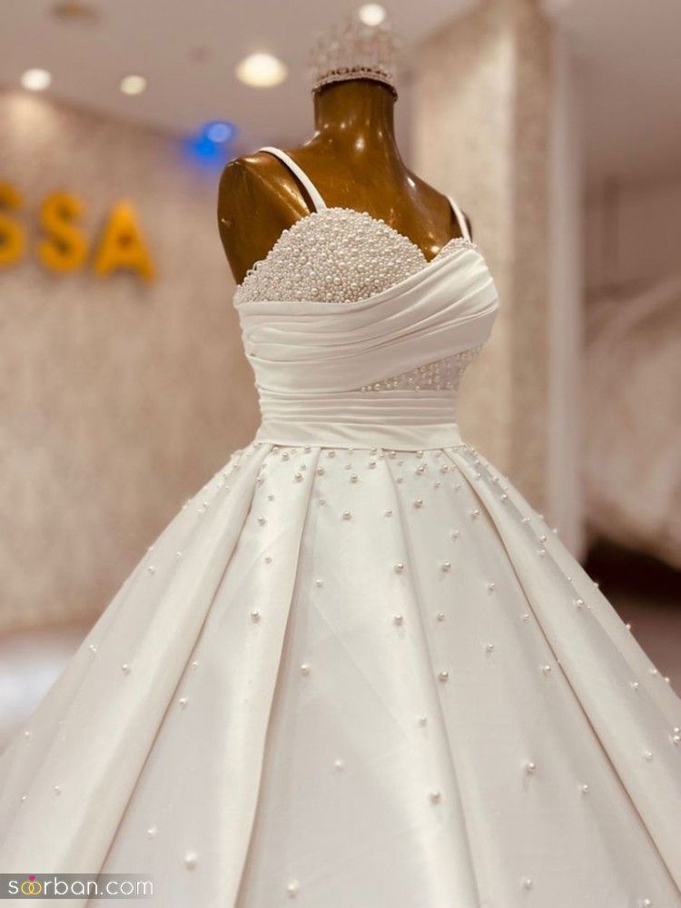 زیباترین لباس عروس دنیا 2023; که مناسب هراستالی میباشد و چهره شما را دگرگون میکند