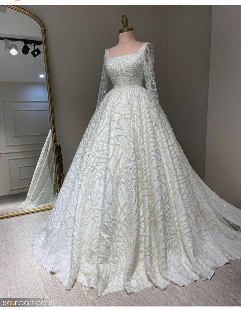 زیباترین لباس عروس دنیا 2023; که مناسب هراستالی میباشد و چهره شما را دگرگون میکند