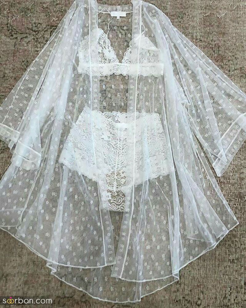 مدل لباس خواب عروس توری 2023; که دلبری خاصی توی طراحی هایش وجود داد!