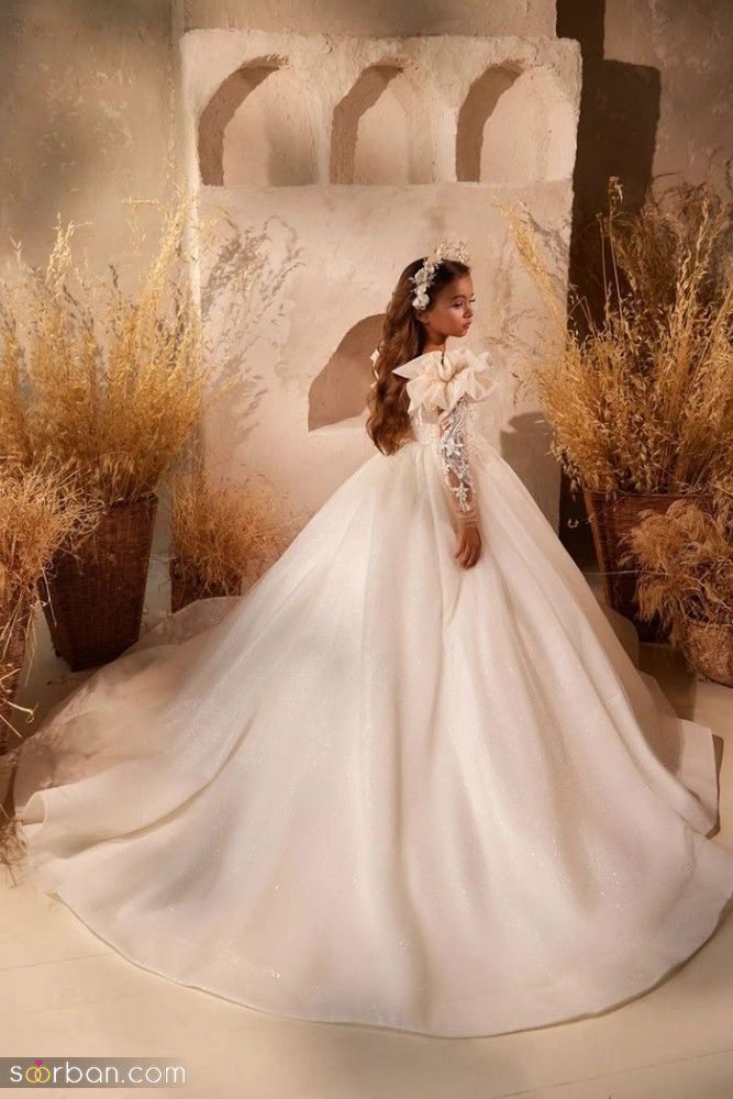با این مدل لباس عروس بچه گانه 2023; شما واقعا تحریک میشوید!