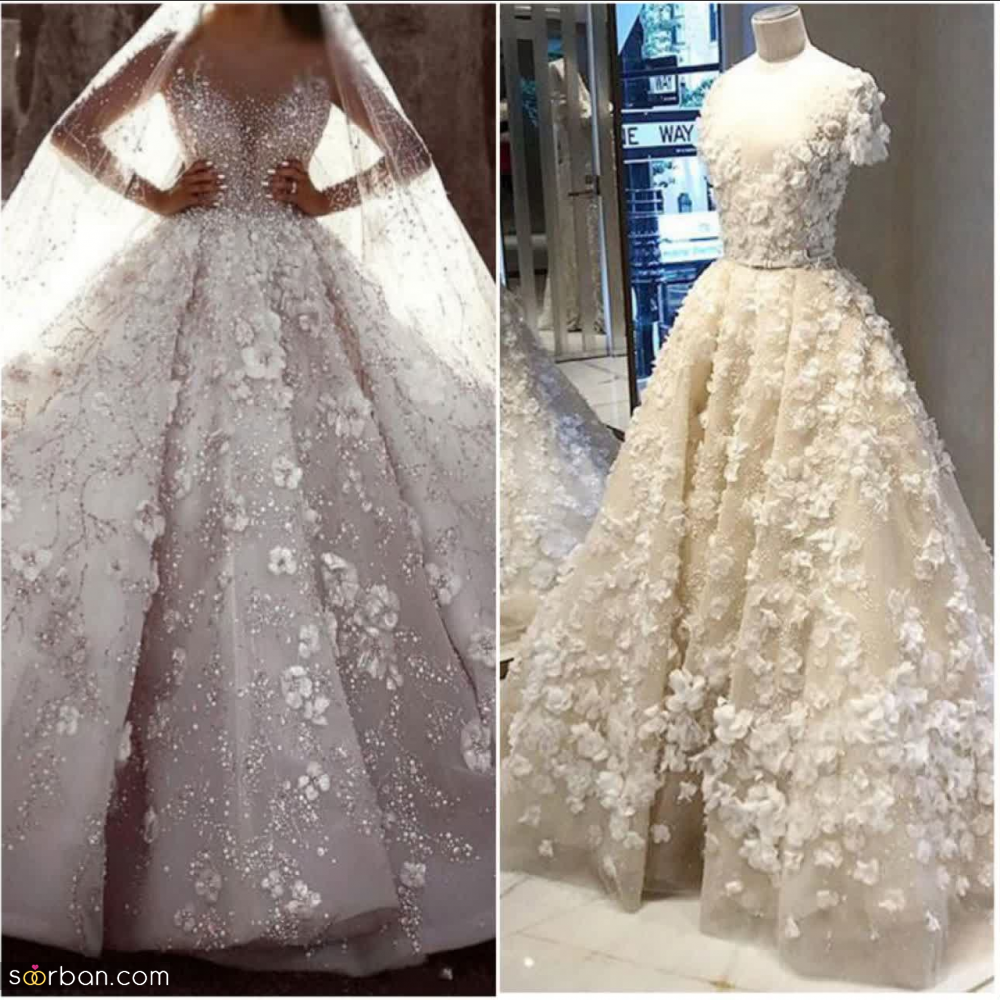 چه لباس عروسایی 2024 مُد میشه؟! ببینید 7 مدل لباس عروس ترند سال 1403 چقدر جذابن!
