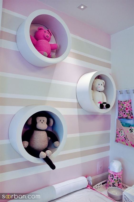 ایده برای جای عروسک - چیدمان عروسک در اتاق کودک و بزرگسال | 15 ایده دکوراسیون اتاق با عروسک