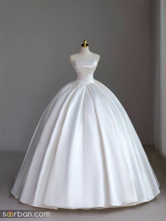 مدل جدید لباس عروس پفی 2024 | انواع طرح های جدید لباس عروس