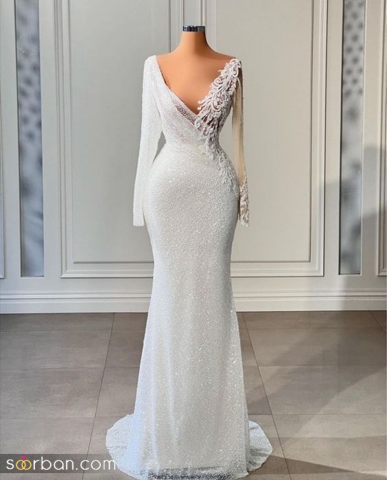 لباس عروس مدل ماهی 2024 | مدل لباس عروس ماهی جدید 1403 برای خانم های سخت پسند