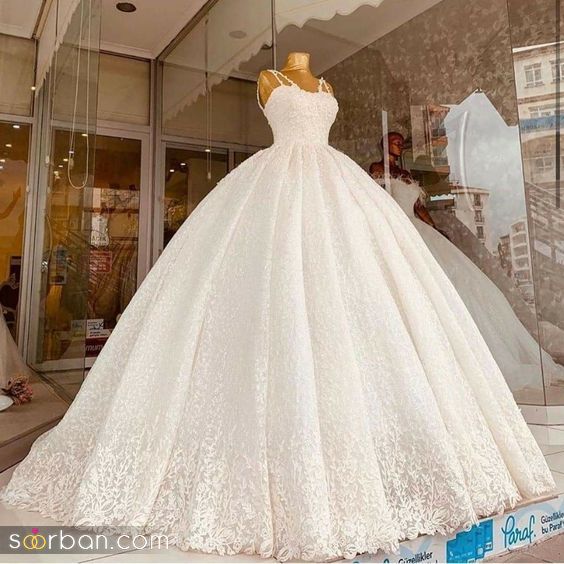 لباس عروس سوپر اسکارلت | لباس عروس سوپر اسکارلت 2024 - مدل لباس عروس پفی که مد شده!