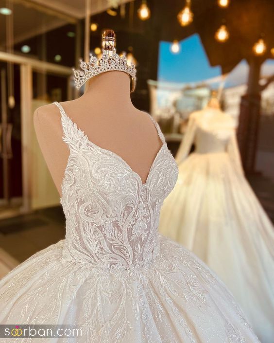 لباس عروس سوپر اسکارلت | لباس عروس سوپر اسکارلت 2024 - مدل لباس عروس پفی که مد شده!