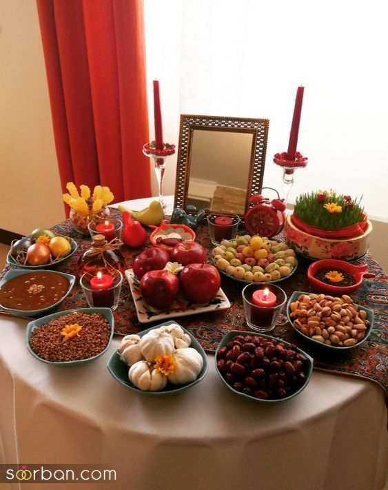 15 ایده جذاب چیدمان هفت سین شیک با ظروف سنتی که می تواند برای مهمانانتان خیره کننده باشد!!