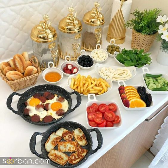 36 ایده تزئین صبحانه 1403 بلاگرها برای برای خانم های خوش سلیقه!