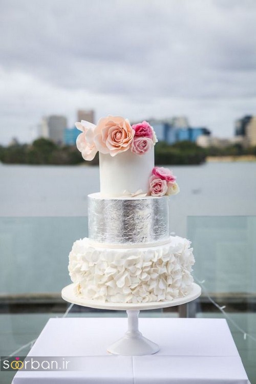 کیک عروسی خاص و درخشان15