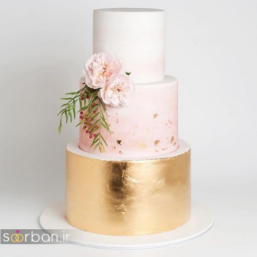 27 کیک عروسی درخشان و مدرن