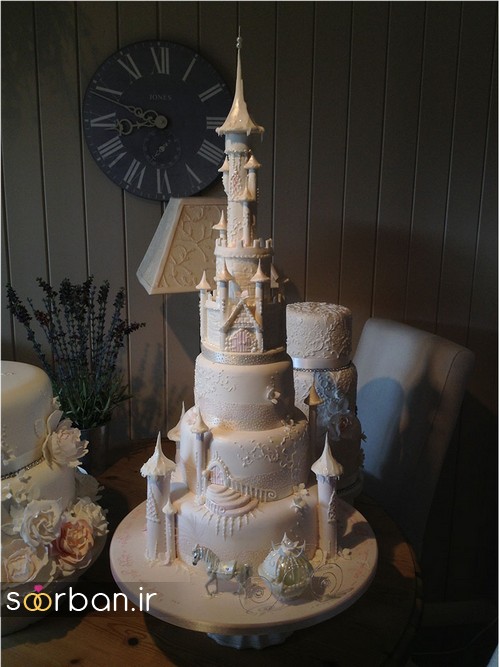 کیک عروسی مدل قصر 8