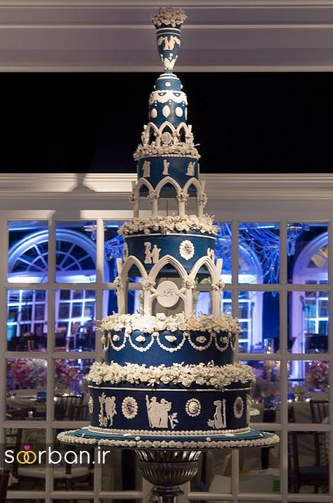 22 کیک عروسی باشکوه مدل قصر
