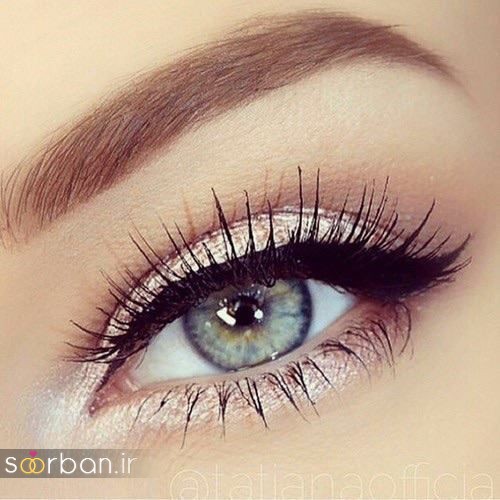 18 آرایش اروپایی چشم و سایه عروس جدید