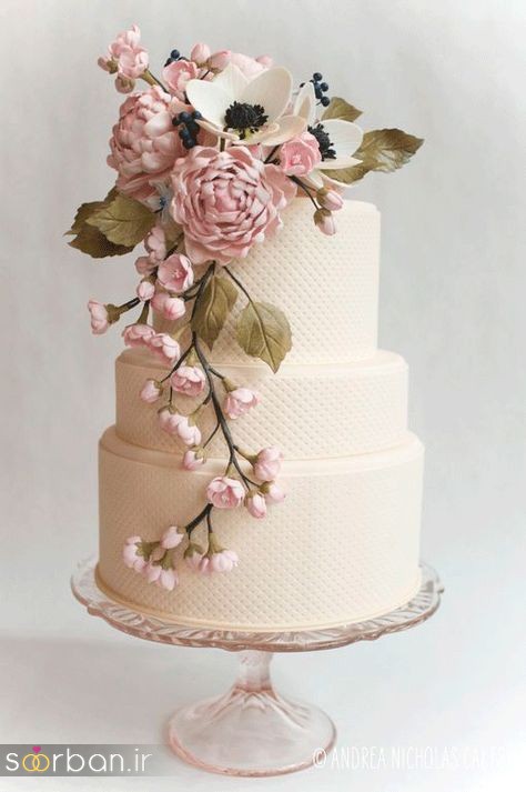 کیک عروسی سفید10
