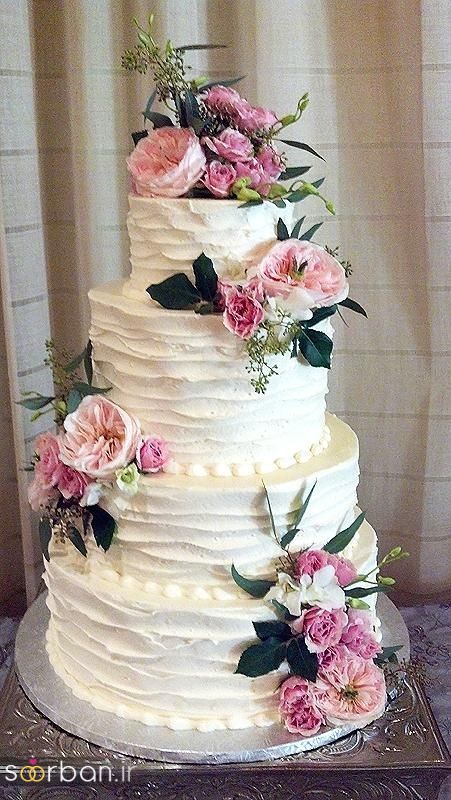 کیک عروسی سفید13